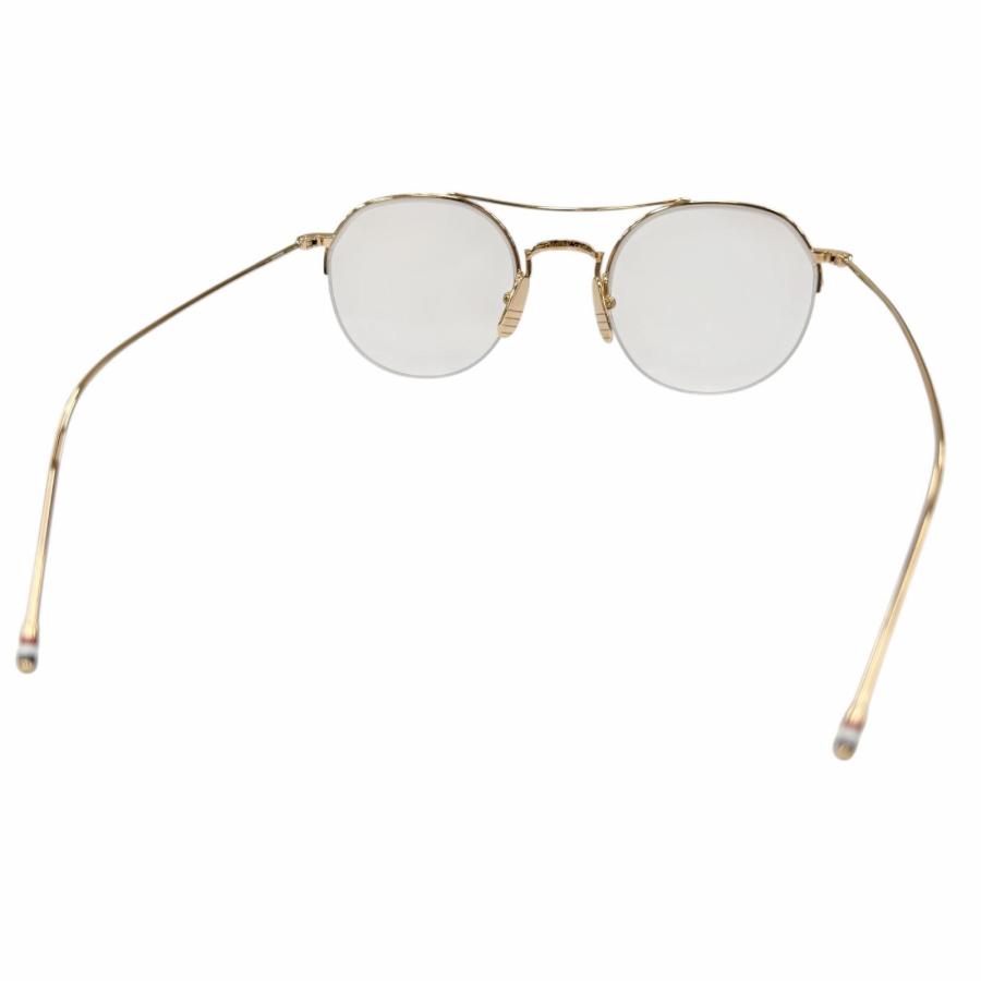 極美品☆THOM BROWNE トムブラウン TB-903 ツーブリッジ ハーフリム