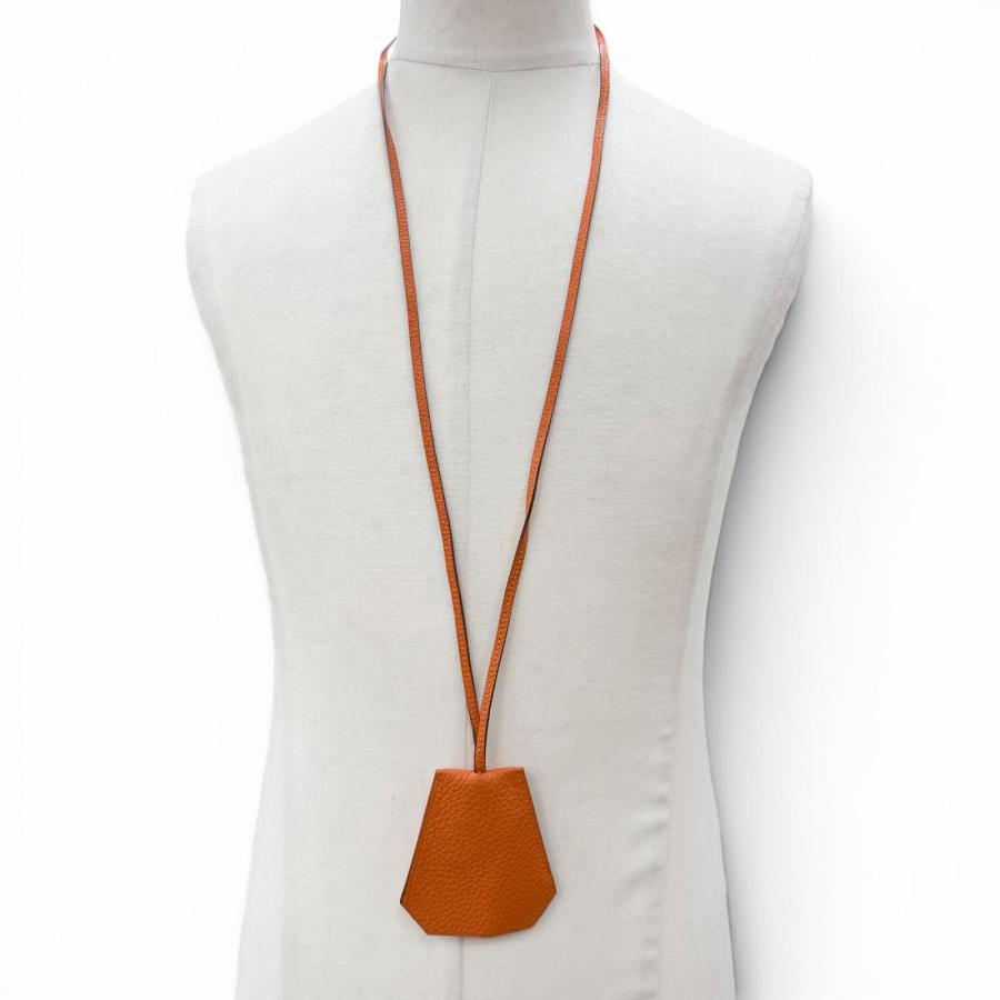 HERMES（エルメス） 美品▽HERMES ヴィンテージ レザー シルバー金具 
