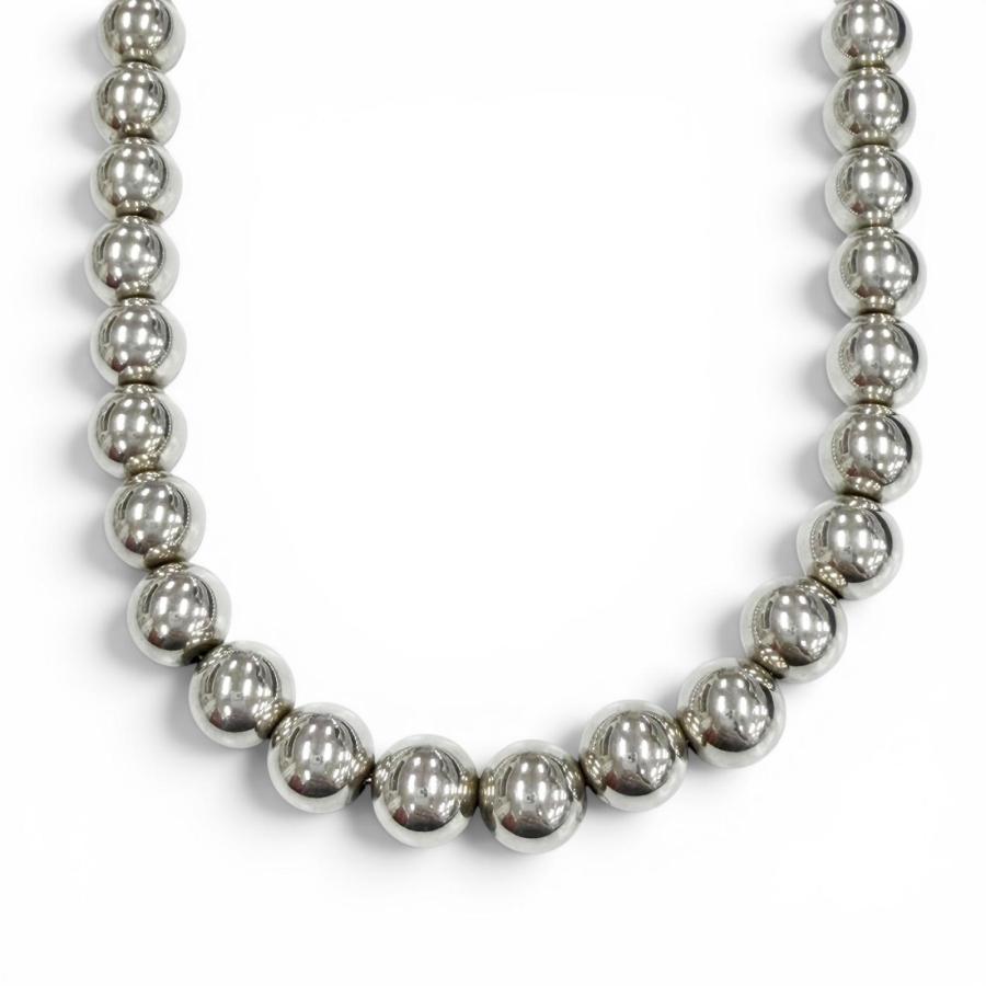 美品 ティファニー ネックレス ハードウェア ボール シルバー 925 TIFFANY&Co.（ティファニー） 美品▽TIFFANY&Co. AG925 ハードウェア