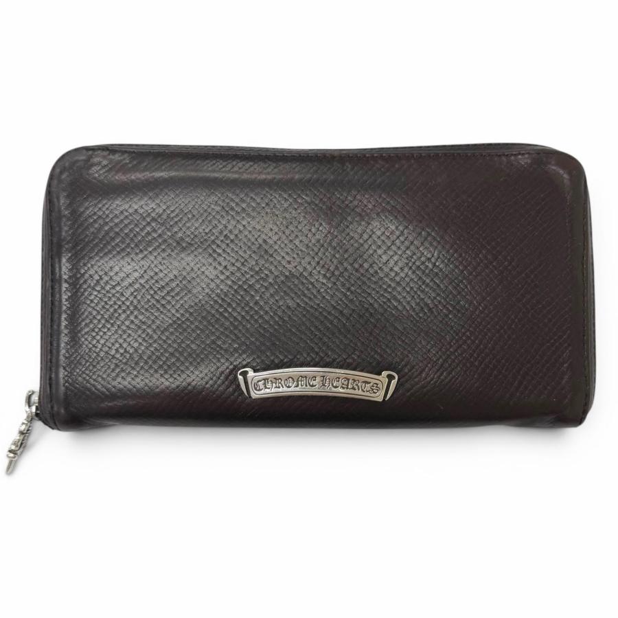 CHROME HEARTS クロムハーツ ナイロンダガー ストラップ 財布 良品□CHROME HEARTS クロムハーツ REC F ZIP レザー フィリグリー