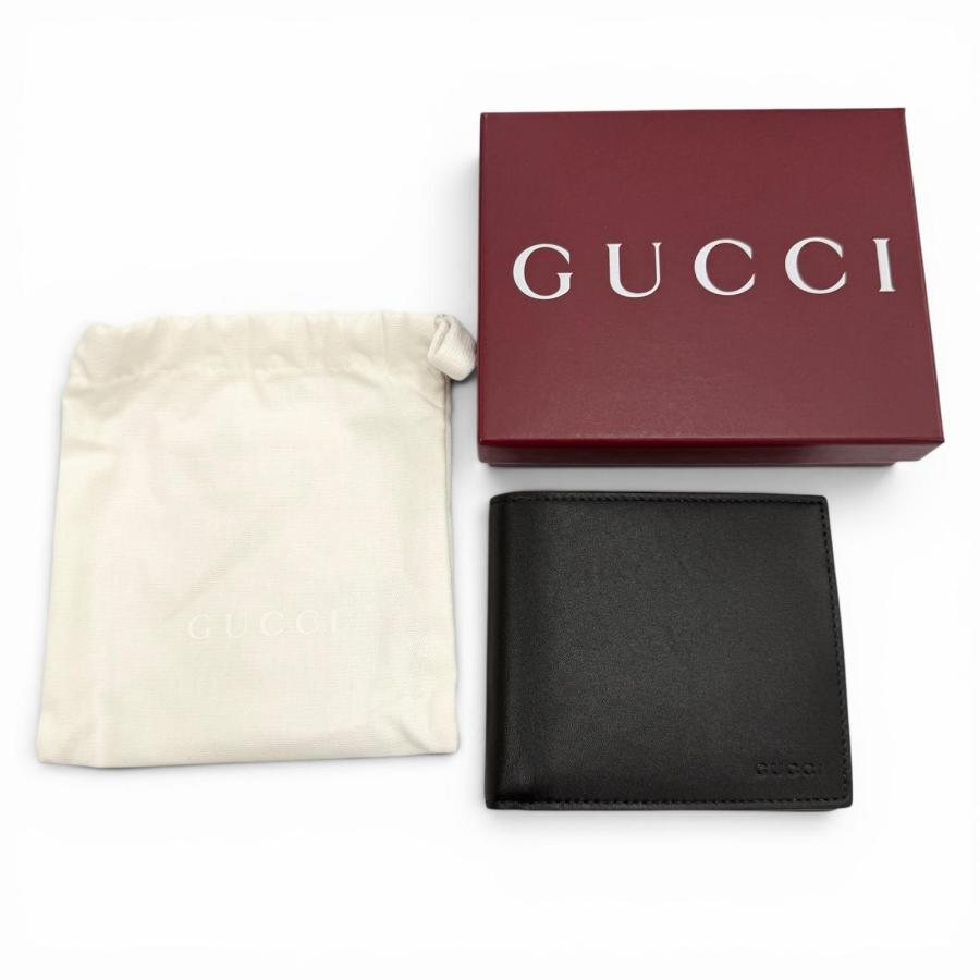 GUCCI（グッチ） 未使用品▽GUCCI 818946 レザー GGエンブレム