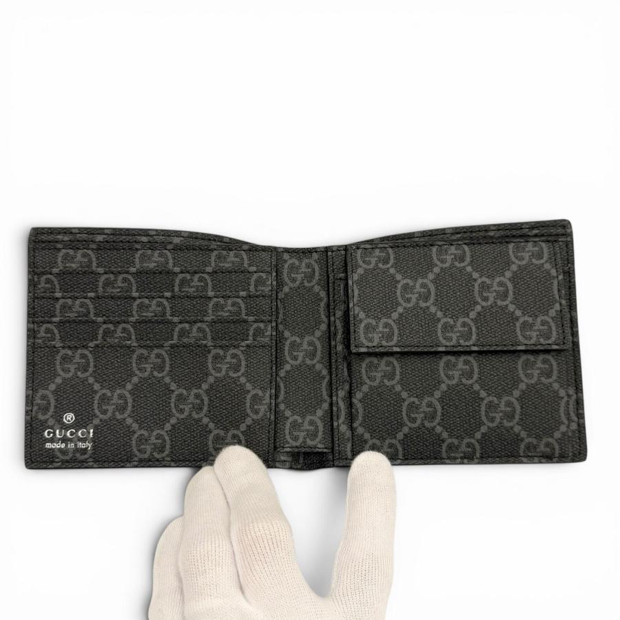 GUCCI（グッチ） 未使用品▽GUCCI 818946 レザー GGエンブレム