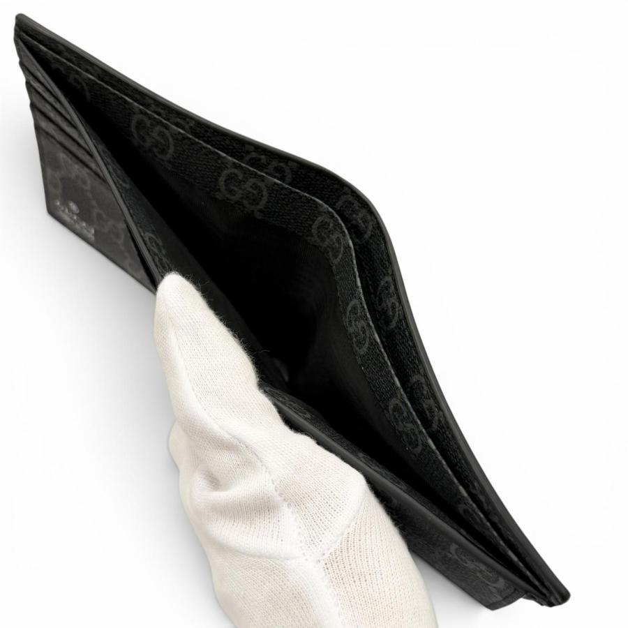 GUCCI（グッチ） 未使用品▽GUCCI 818946 レザー GGエンブレム