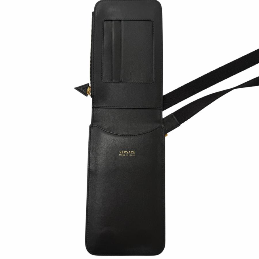 極美品□VERSACE ヴェルサーチ レザー メデューサモチーフ ショルダー