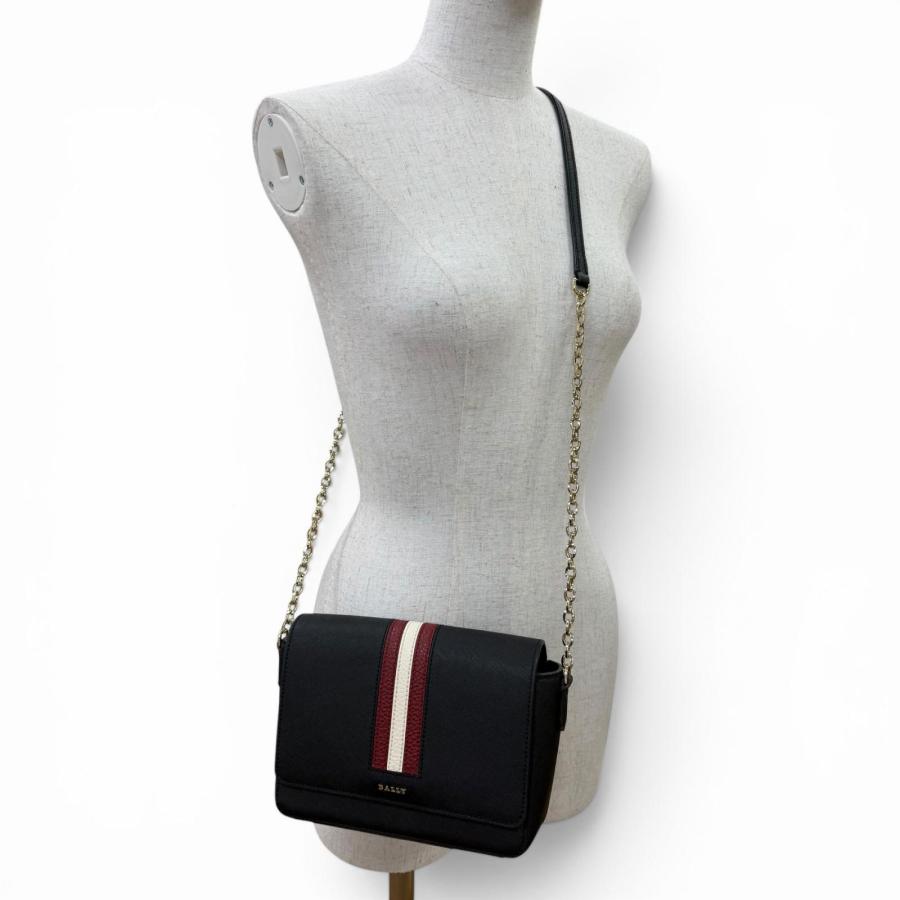 Bally（バリー） 極美品☆BALLY Seliah ロゴ金具 レザー チェーン
