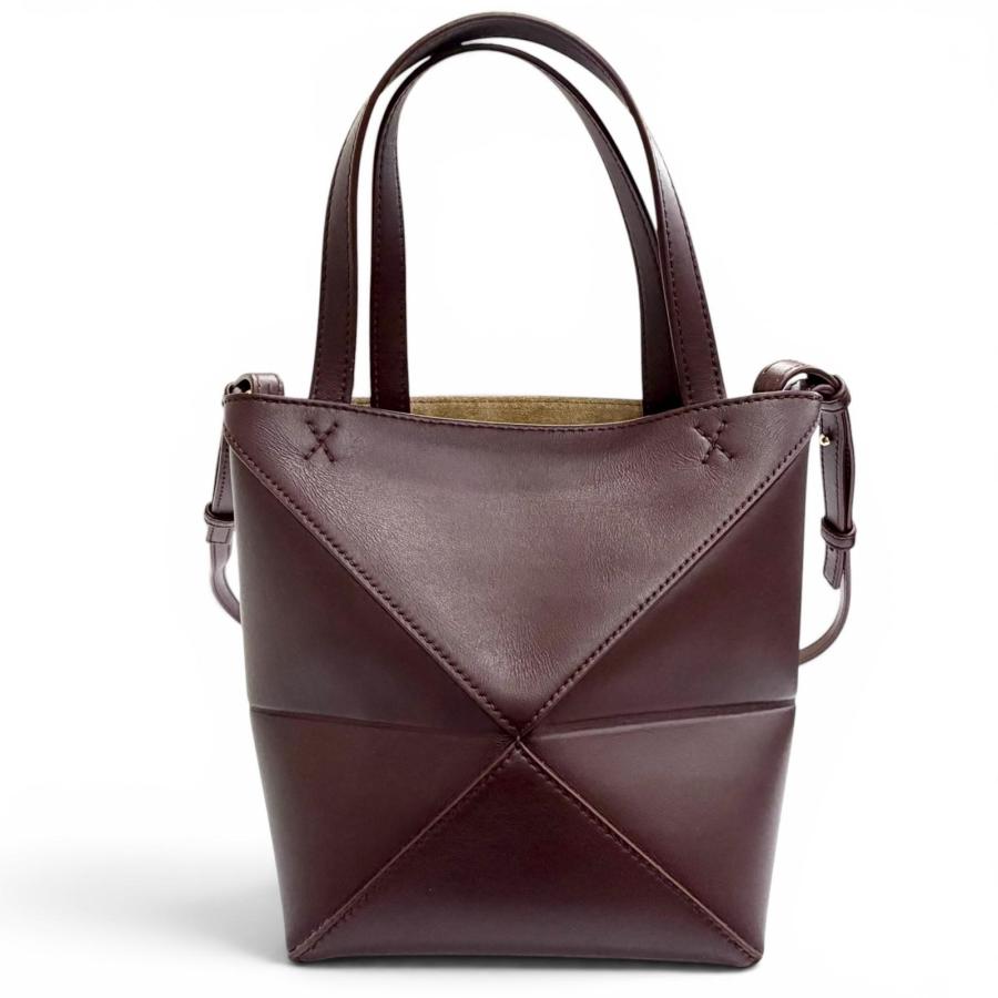 LOEWE（ロエベ） 美品△LOEWE A657V25X01 パズルフォルド トートミニ
