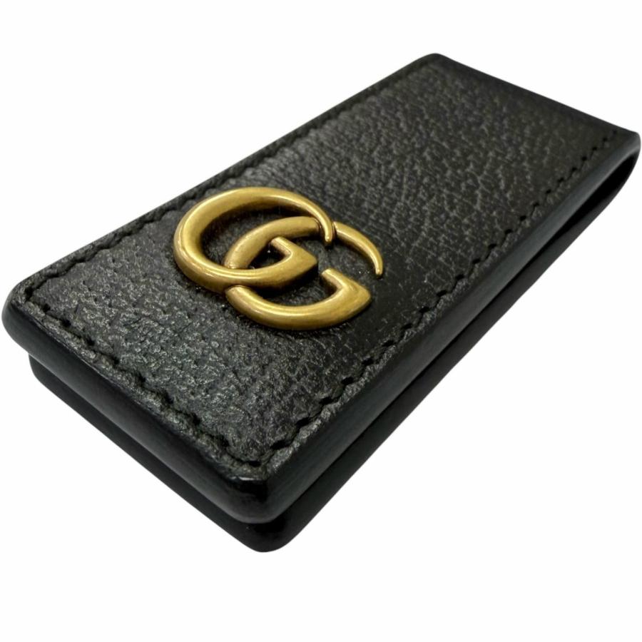 GUCCI（グッチ） 美品□GUCCI 522885 レザー GGマーモント ロゴ