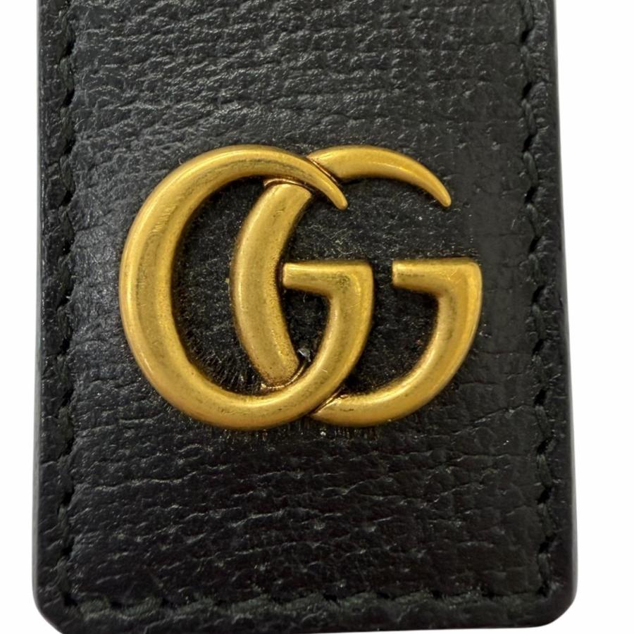 GUCCI（グッチ） 美品□GUCCI 522885 レザー GGマーモント ロゴ