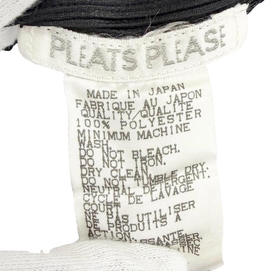SALEPLEATS PLEASE プリーツプリーズノースリーブトップス白黒 極美品△PLEATS PLEASE プリーツプリーズ イッセイミヤケ PP04-JK600