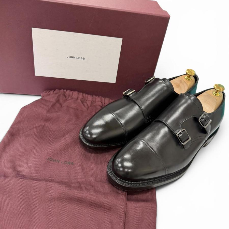 JOHN LOBB（ジョンロブ） 未使用品□John Lobb WILLIAM レザー ダブル 