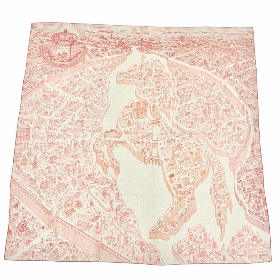エルメス　ヌーベル・シテ・カヴァリエール　カシミヤシルク 140 新品未使用 HERMES（エルメス） 未使用△HERMES ヌーベル シテ カヴァリエール