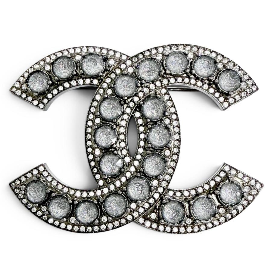 CHANEL（シャネル） 極美品△CHANEL C23B ココマーク ラインストーン 