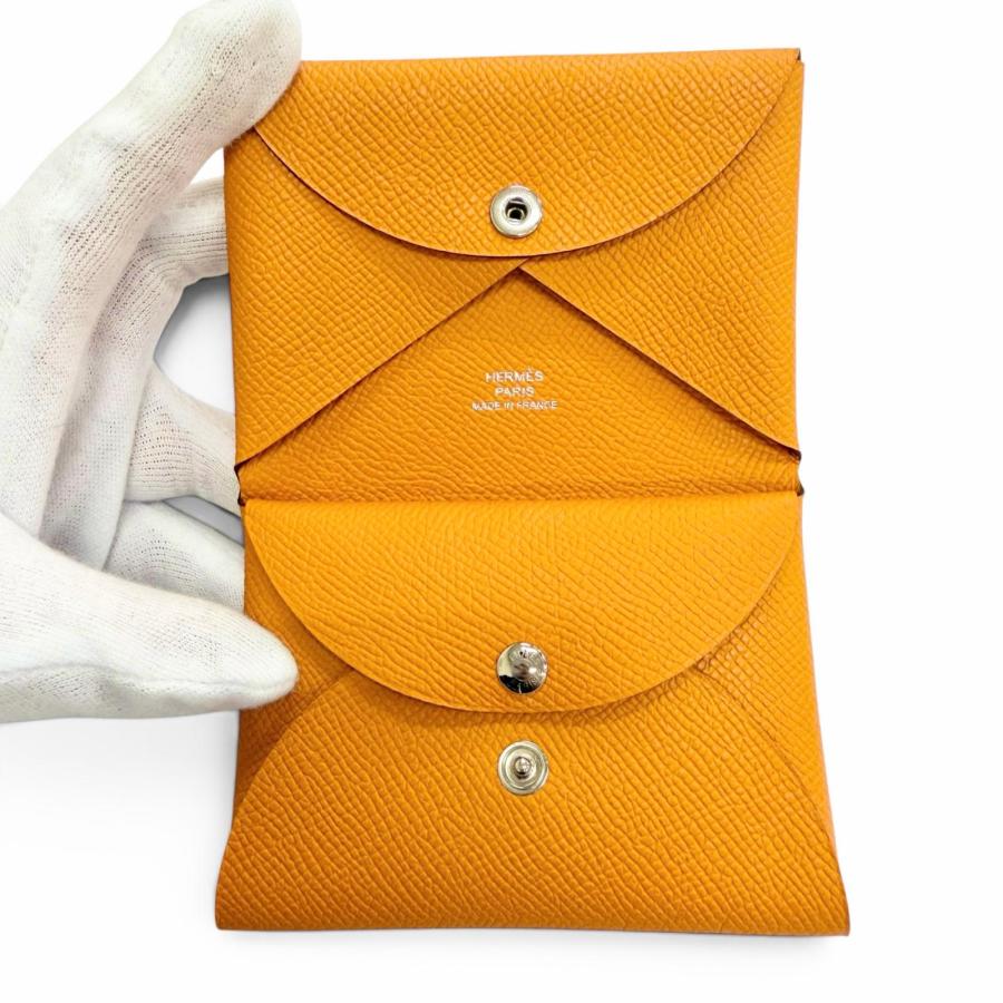 HERMES（エルメス） 未使用品△HERMES カルヴィ デュオ ヴォーエプソン