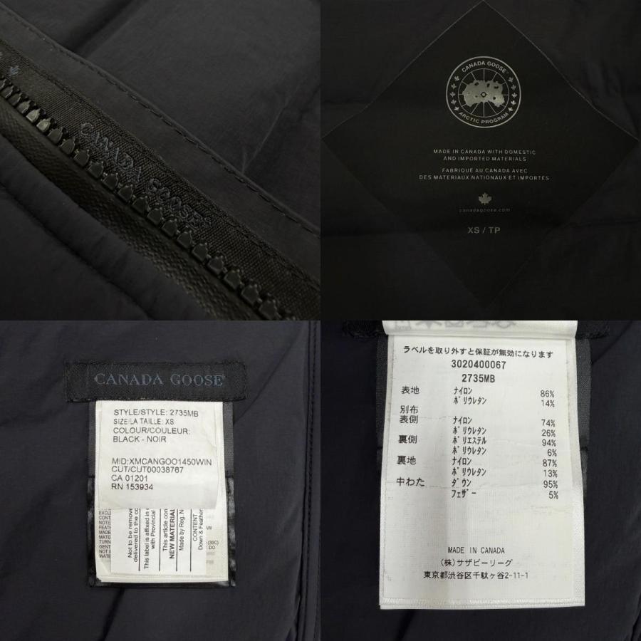 CANADA GOOSE（カナダグース） 美品▽CANADA GOOSE 2735MB ブラック 