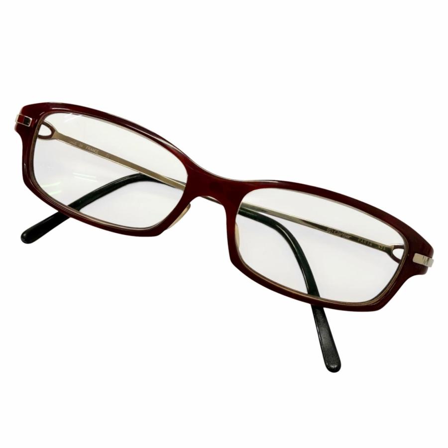 Cartier（カルティエ） 良品□Cartier C ドゥ スクエアフレーム メガネ