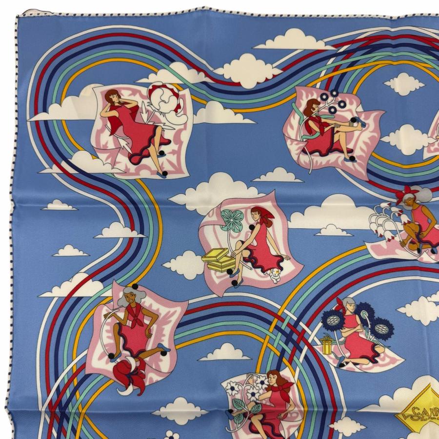 HERMES（エルメス） 未使用品☆HERMES カレ70 Carres Volants 空飛ぶ
