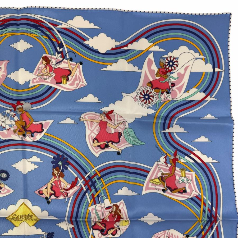 HERMES（エルメス） 未使用品☆HERMES カレ70 Carres Volants 空飛ぶ