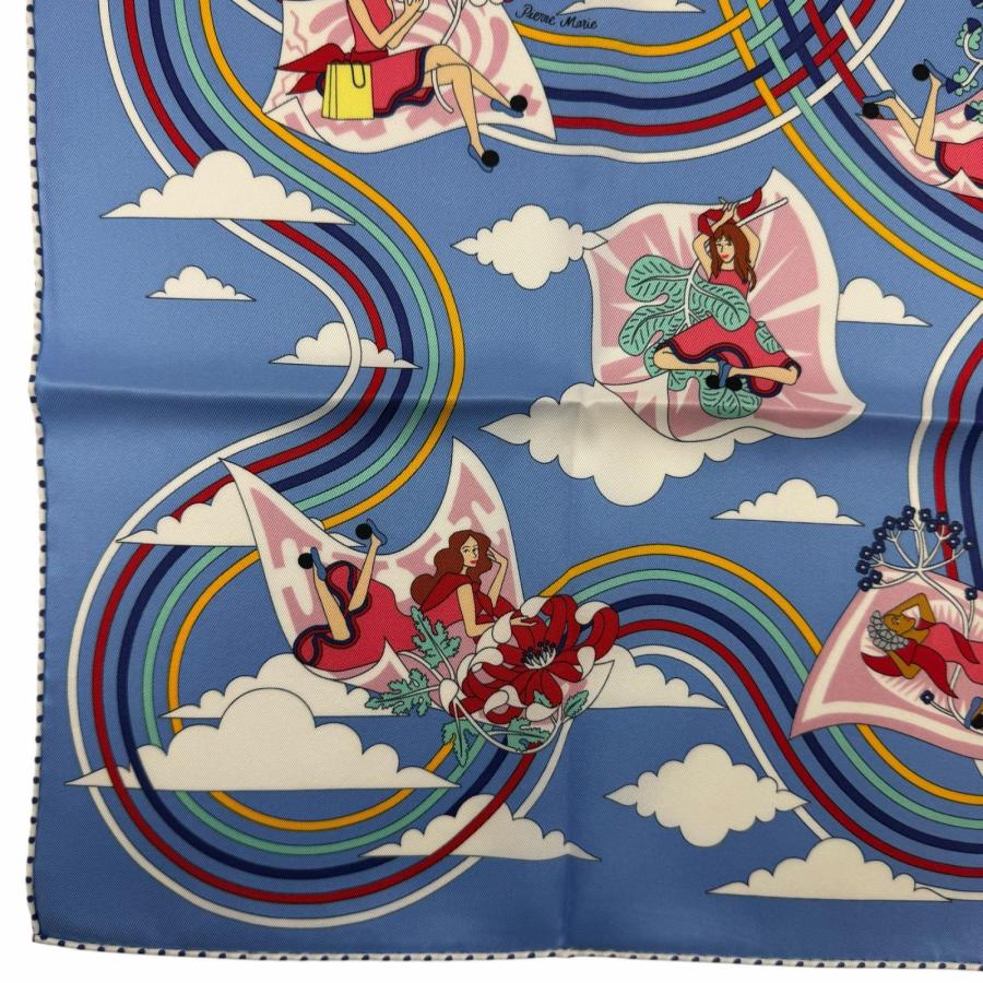 HERMES（エルメス） 未使用品☆HERMES カレ70 Carres Volants 空飛ぶ