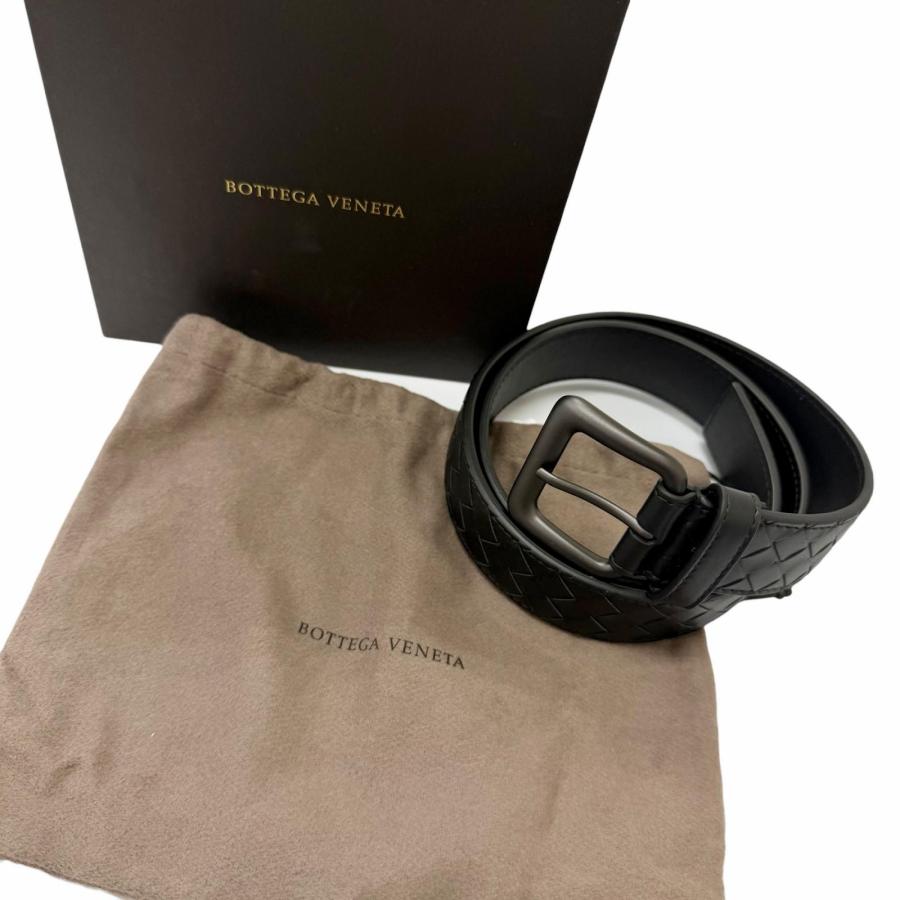 【美品】BOTTEGA VENETA レザーベルト ボッテガ 極美品□BOTTEGAVENETA ボッテガヴェネタ 271932 イントレチャート