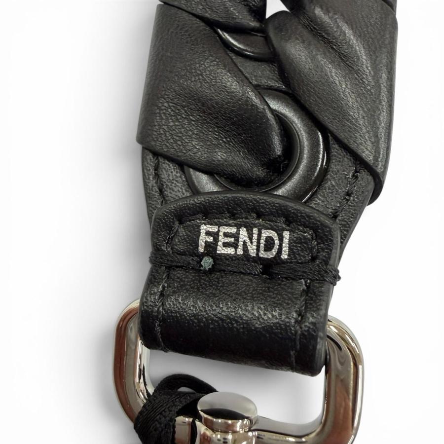 FENDI（フェンディ） 極美品☆FENDI ミニストラップユー レザー リボン