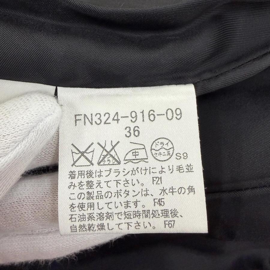 美品☆BURBERRY LONDON バーバリーロンドン アンゴラ ウール ロゴ