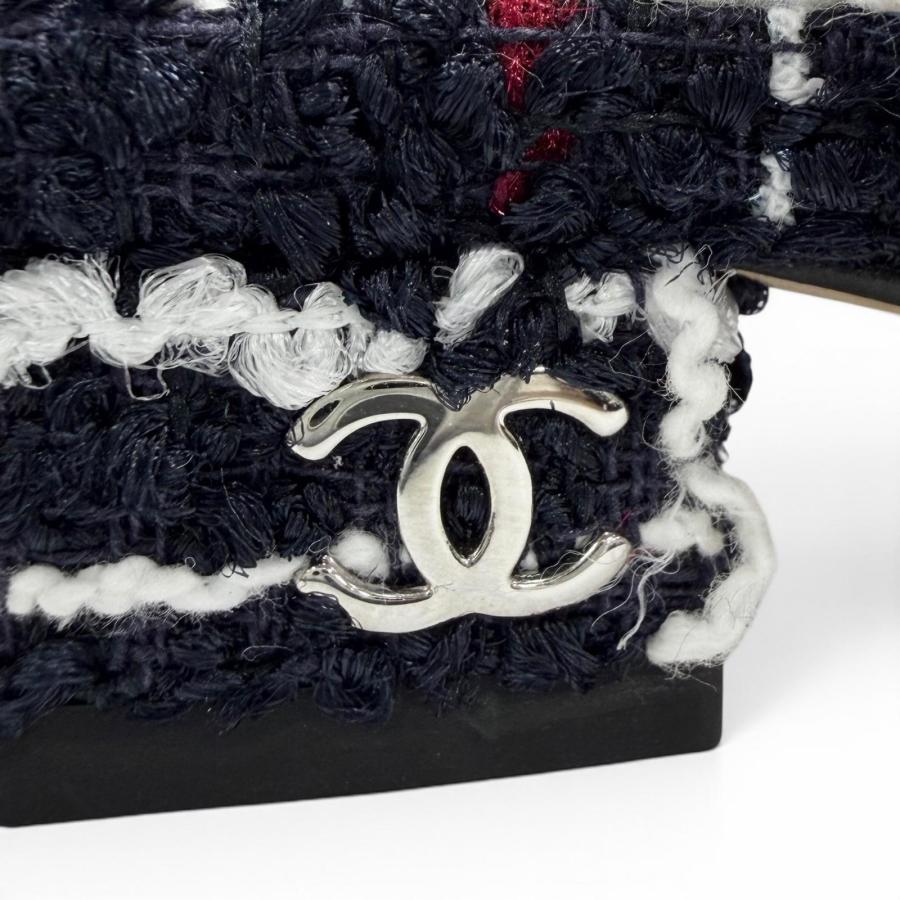 CHANEL（シャネル） 極美品◇CHANEL G31319 ココマーク金具付 ツイード