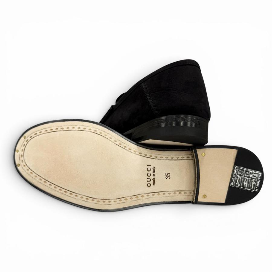GUCCI（グッチ） 未使用品◇GUCCI 1953 ヌバック ホースビット レザー 