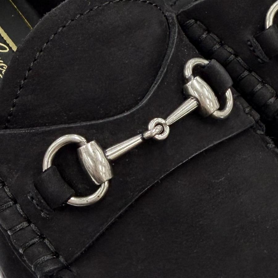 GUCCI（グッチ） 未使用品◇GUCCI 1953 ヌバック ホースビット レザー 