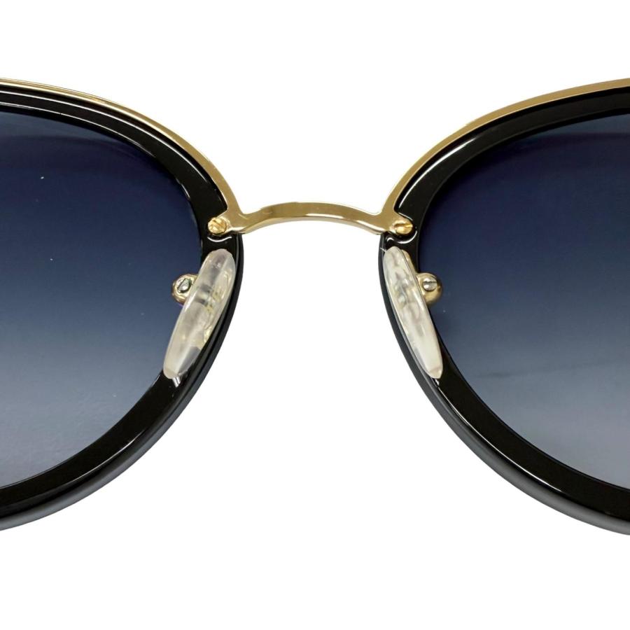 美品□TOM FORD トムフォード TF720-K キャッツアイ サングラス ブラック ゴールド ブルーレンズ 64□16-145 デモレンズ イタリア製 美品□TOM FORD トムフォード TF720-K キャッツアイ サングラス