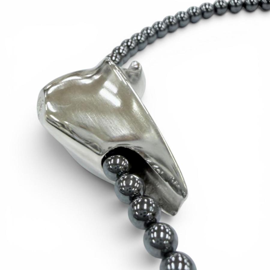   ジョージジェンセン ヘマタイト 925 ネックレス 美品☆Georg Jensen ジョージジェンセン 925 ヘマタイト バード