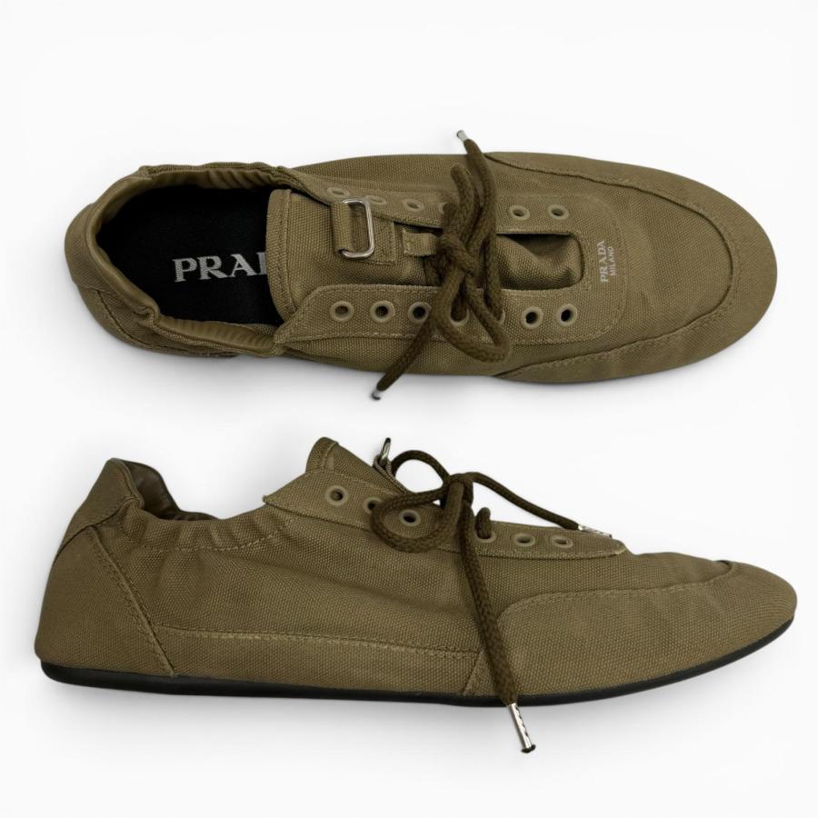 PRADA（プラダ） 極美品▽PRADA 2EG506 コラプス キャンバス