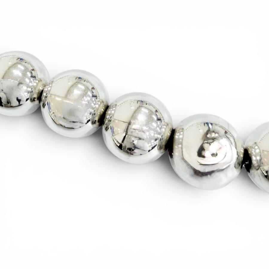 美品▼TIFFANY&Co. ティファニー ハードウェアボール 925 ブレスレット シルバー 重量19.4g メンズ レディース アクセサリー TIFFANY&Co.（ティファニー） 美品△TIFFANY&Co. ハードウェア ボール