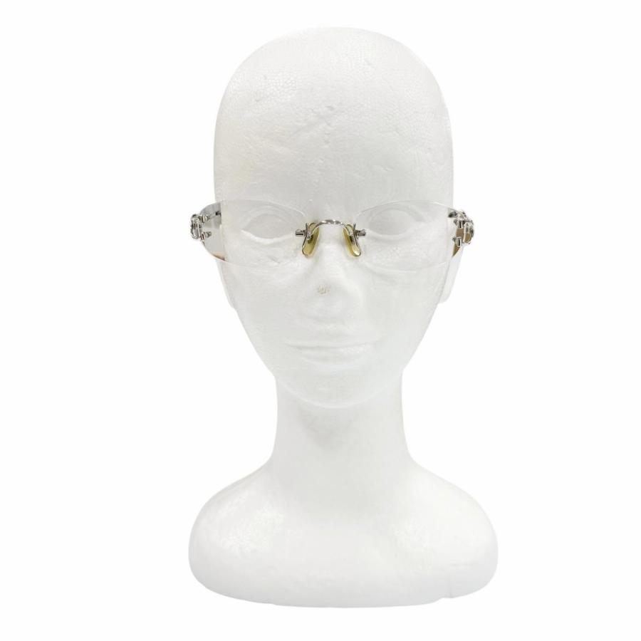 【美品】Cartier カルティエ Cドゥカルティエデコール シルバー Cartier（カルティエ） 美品▽Cartier C ドゥ 2Cデコール ツーポイント