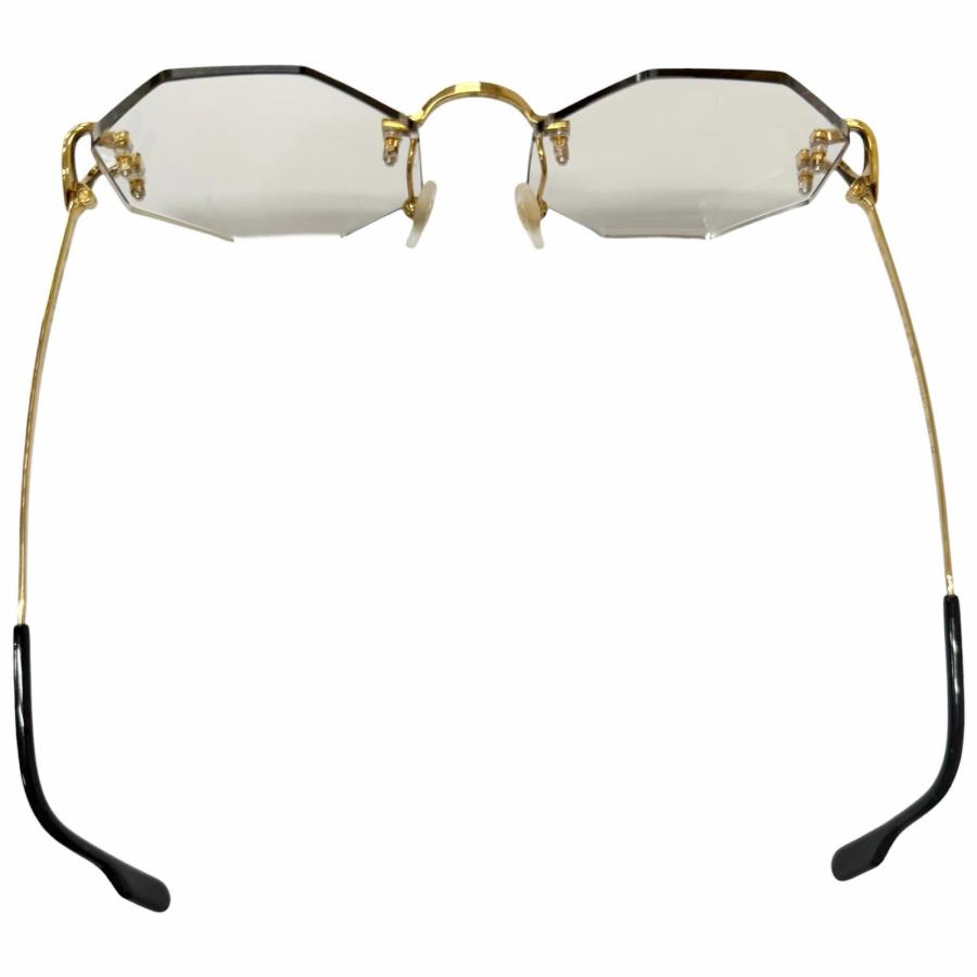 極美品□Cartier カルティエ CT0344O シグネチャー C ドゥ カルティエ オクタゴン ツーポイント リムレスメガネ 眼鏡 □18 度入り 仏製 Cartier（カルティエ） 極美品□Cartier CT0344O シグネチャー C ドゥ