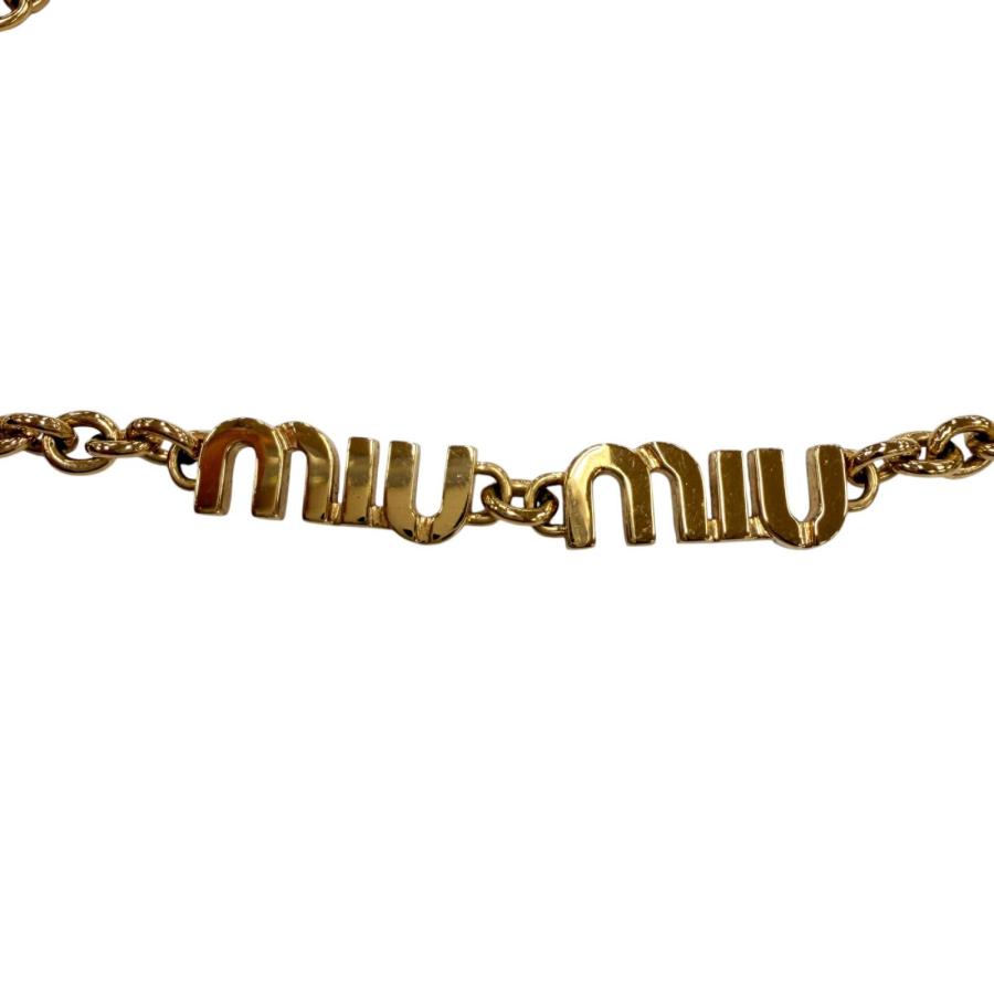 miu miu（ミュウミュウ） 美品☆MIUMIU 5IC059 ロゴ チェーン