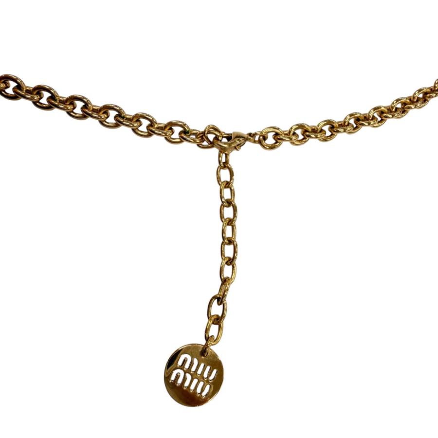 miu miu（ミュウミュウ） 美品☆MIUMIU 5IC059 ロゴ チェーン