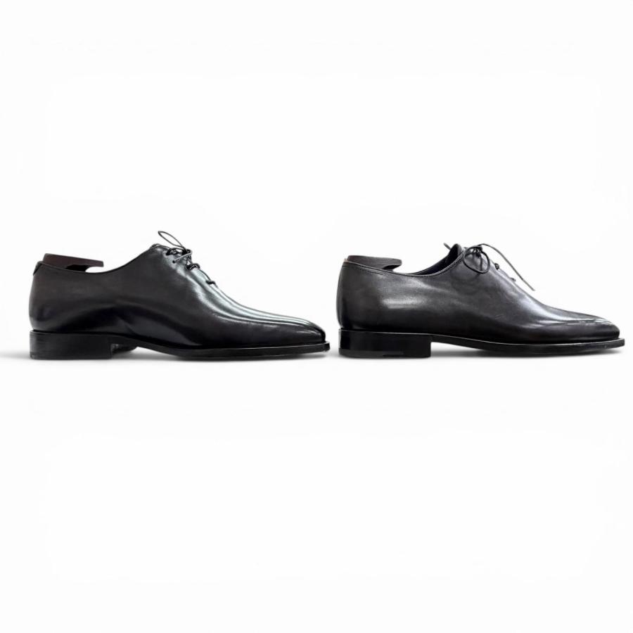 美品△Berluti ベルルッティ パティーヌ ホールカット レザーシューズ
