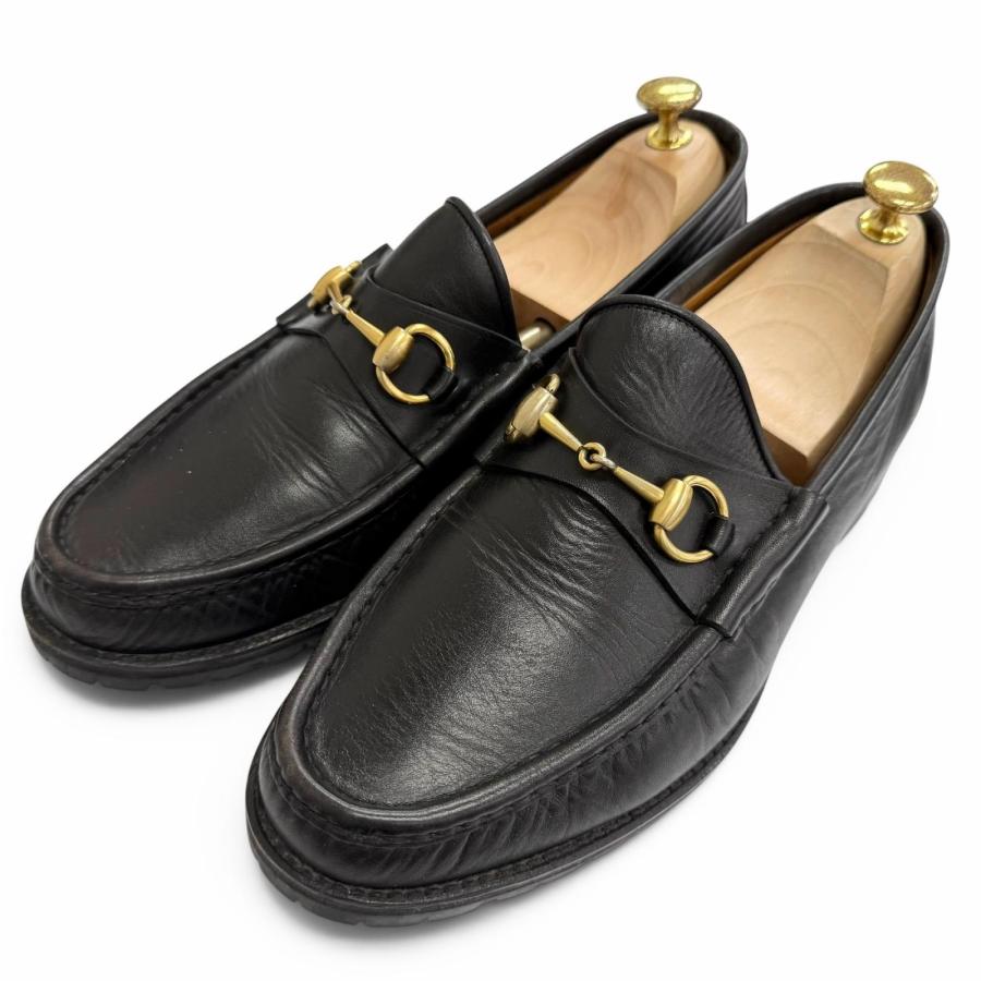 GUCCI ホースビット ローファー 43 GUCCI（グッチ） 良品△GUCCI ヴィンテージ 111 6030 レザー ホース