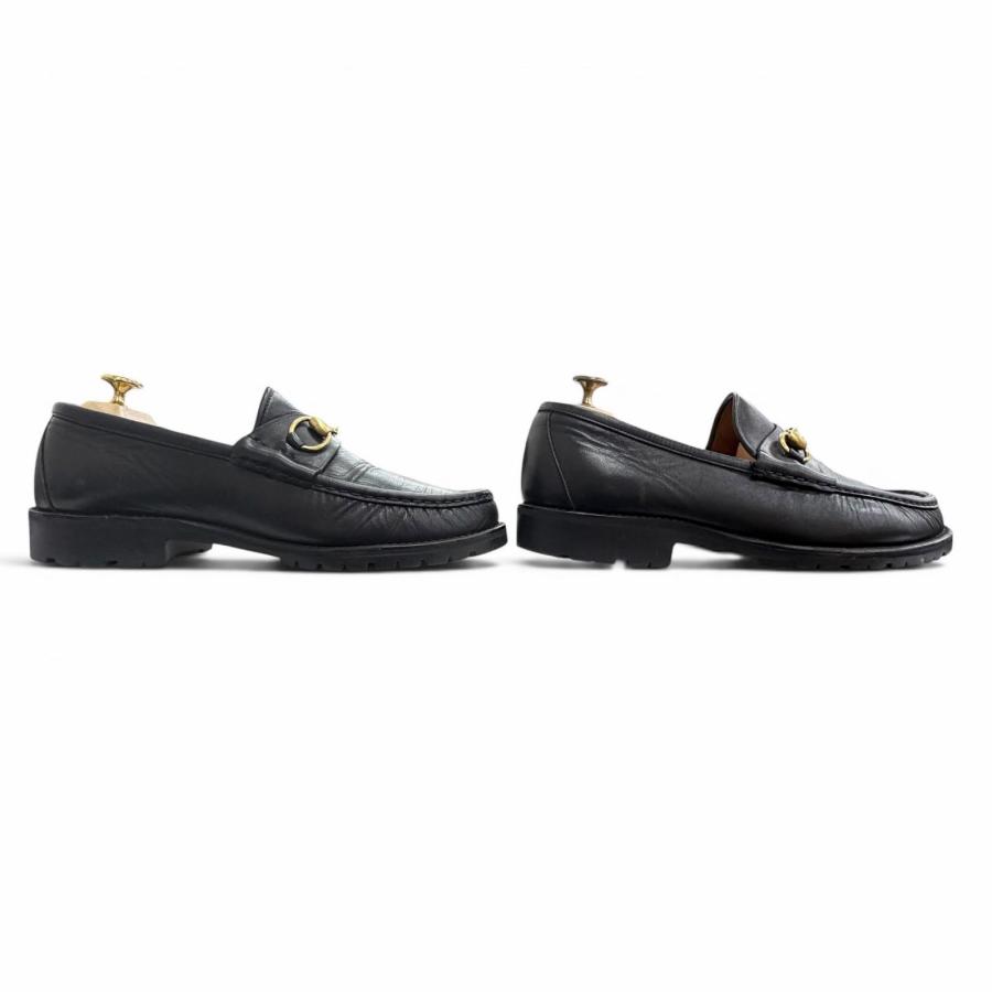 GUCCI ホースビット ローファー 43 GUCCI（グッチ） 良品△GUCCI ヴィンテージ 111 6030 レザー ホース