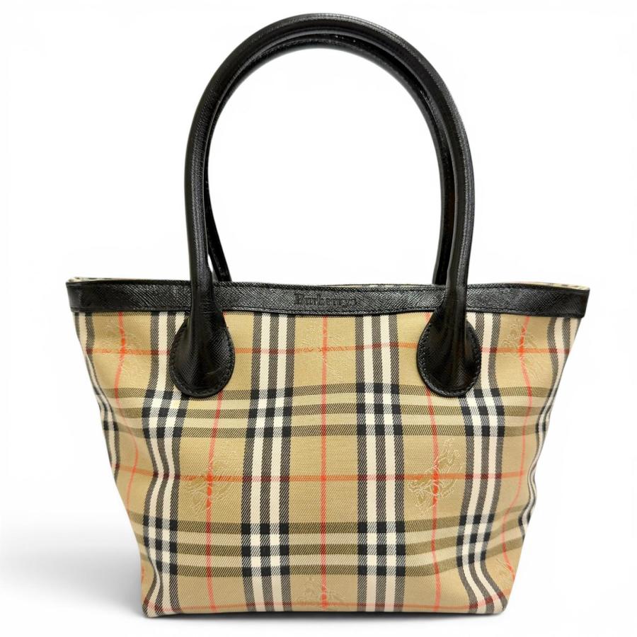 極美品△Burberrys バーバリー ヴィンテージ レザー シャドーホース