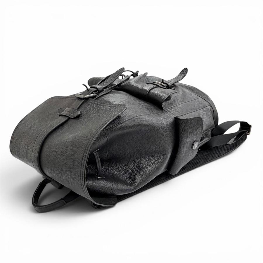 【COACH コーチ】 「ハドソン レザー バックパック（F36811）」 COACH（コーチ） 美品△COACH F36811 ハドソン ロゴレザーパッチ