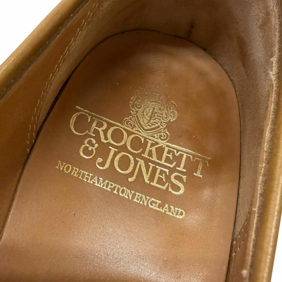 美品□CROCKETT&JONES クロケットアンドジョーンズ POOLE レザー