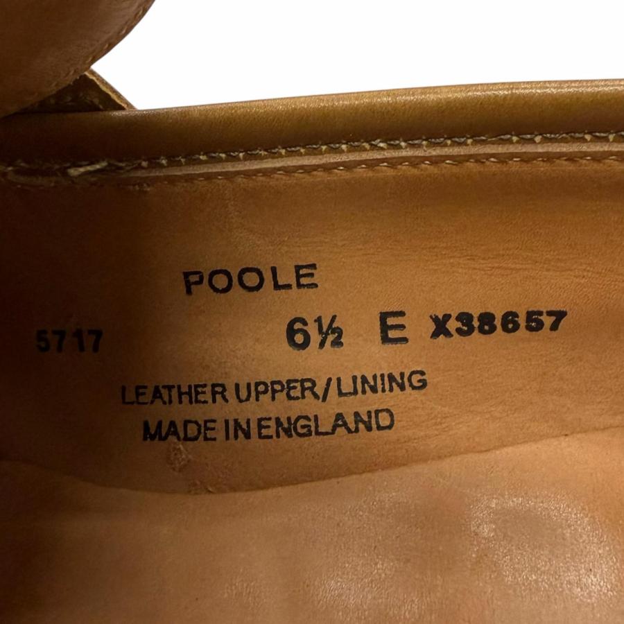 美品□CROCKETT&JONES クロケットアンドジョーンズ POOLE レザー