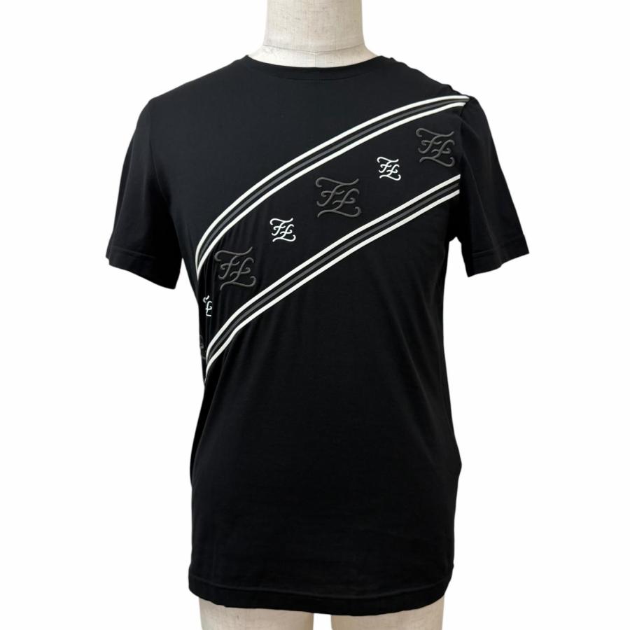 FENDI Tシャツ 黒 ブラック XXL フェンディ FENDI モンスターアイ T