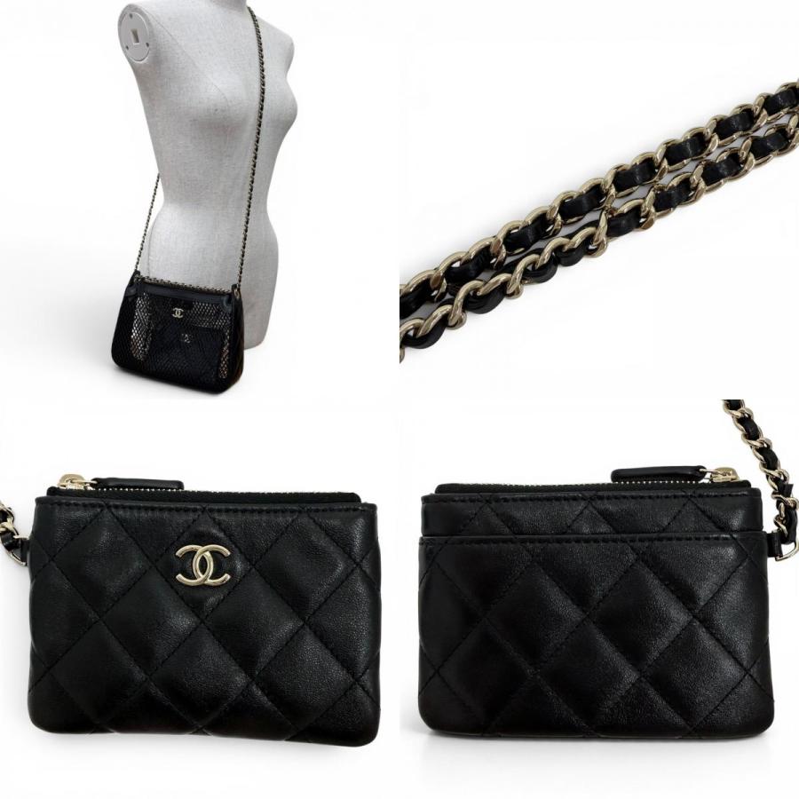 CHANEL（シャネル） 未使用品☆CHANEL 25SS AP4572 ココマーク ポーチ