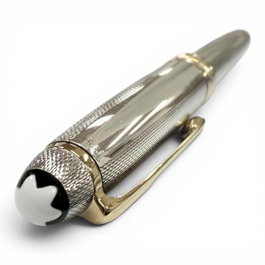 極美品▼MONTBLANC モンブラン ヴィンテージ マイスターシュテュック ソリテール バーレイ 925 ボールペン 重量37.35g 筆記確認済み MONTBLANC（モンブラン） 極美品▽MONTBLANC ヴィンテージ マイ
