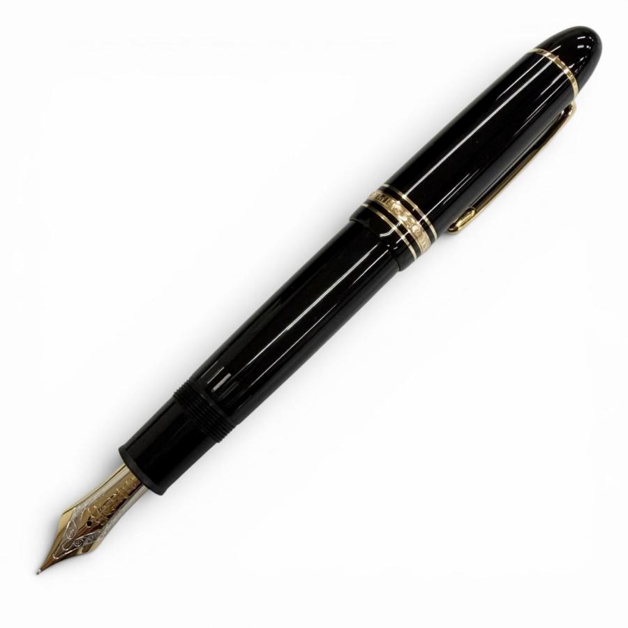 極美品△MONTBLANC モンブラン マイスターシュテュック 149 ペン先18K Fニブ ホワイトスター 万年筆 ブラック ゴールド ドイツ製 メンズ MONTBLANC（モンブラン） 極美品△MONTBLANC マイスターシュテュック