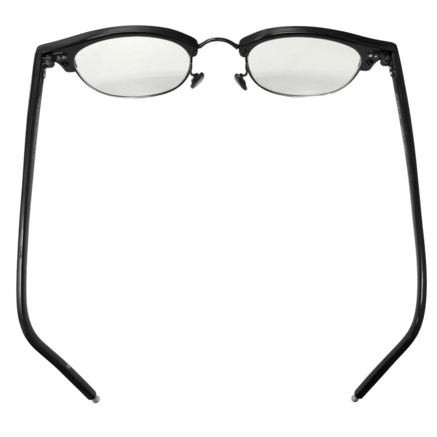 美品□EYEVAN アイヴァン no.1 IV SV925 サーモントブロー メガネ 眼鏡