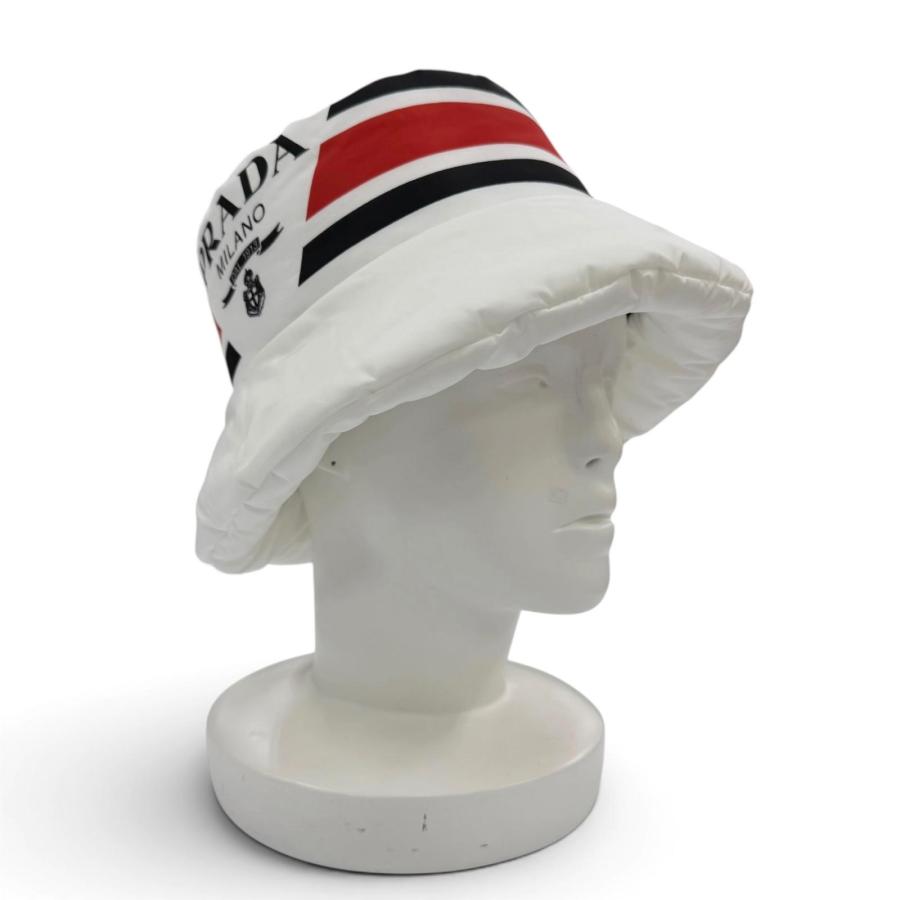 PRADA（プラダ） 極美品☆PRADA 1HC248 NYLON PADDED HAT ロゴデザイン