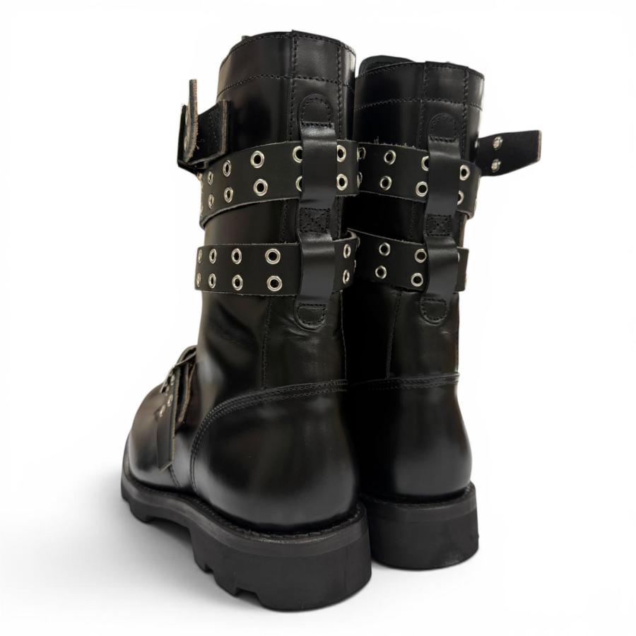 定価17万 42 orimi 26ss 3way ベルト　ブーツ 未使用品▽ORIMI オリミ 26SS STRAPPED BIKER BOOTS レザー ベルト